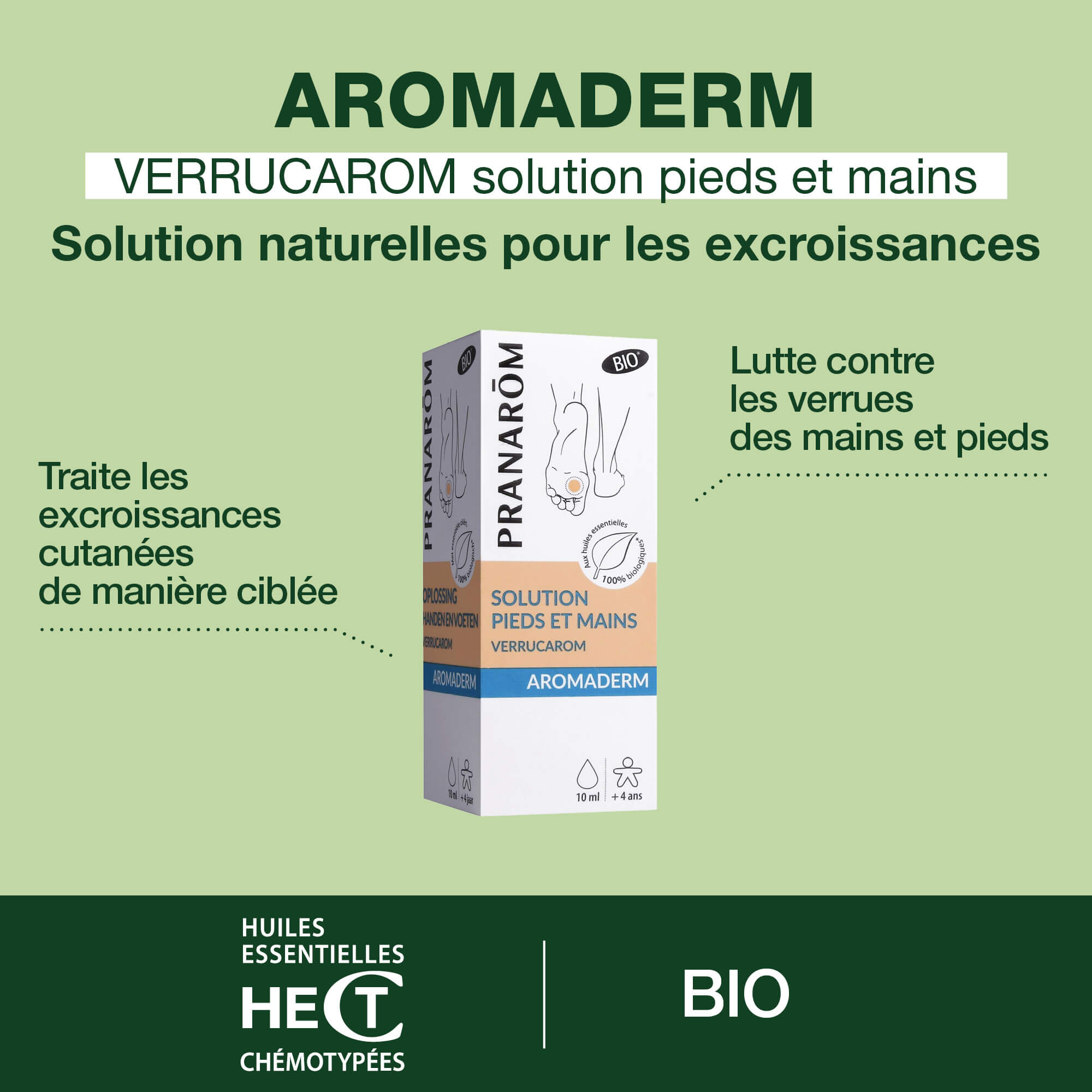 Solution anti-verrues pieds et mains - Bio
