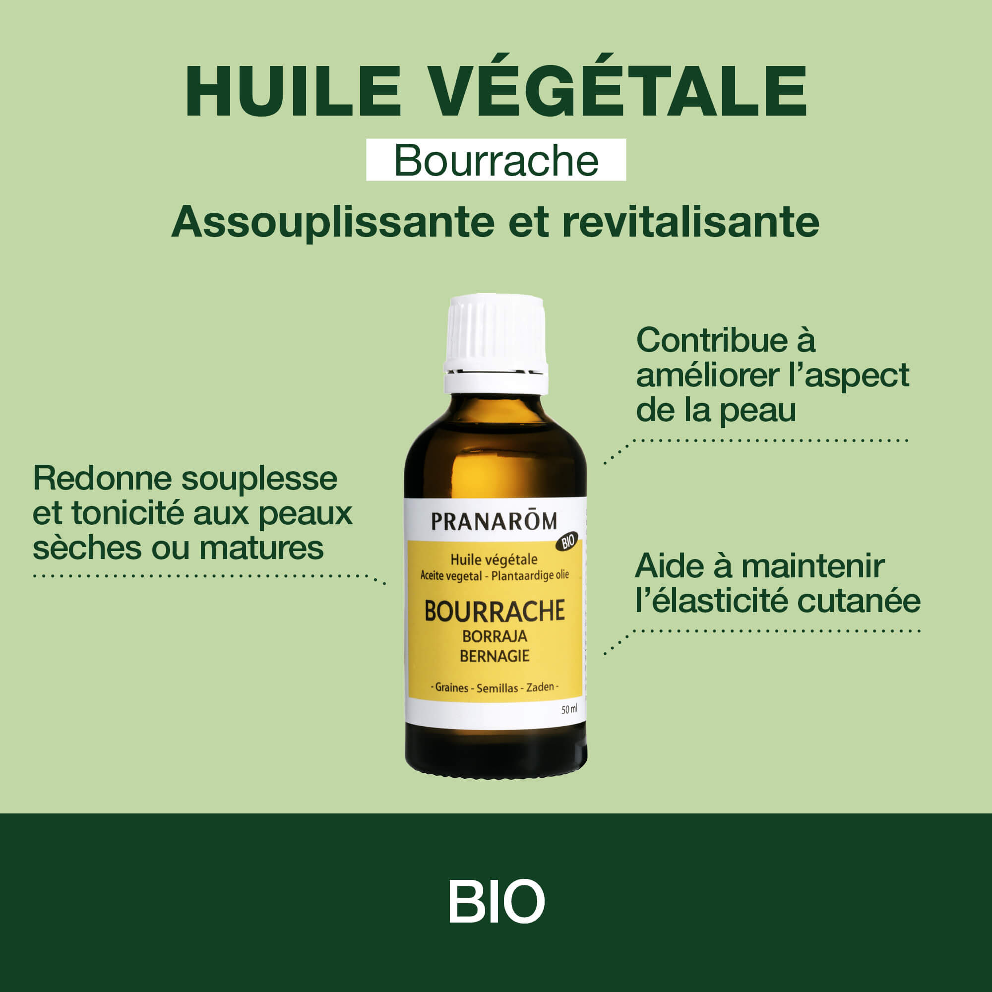 Huile Végétale de Bourrache - Bio