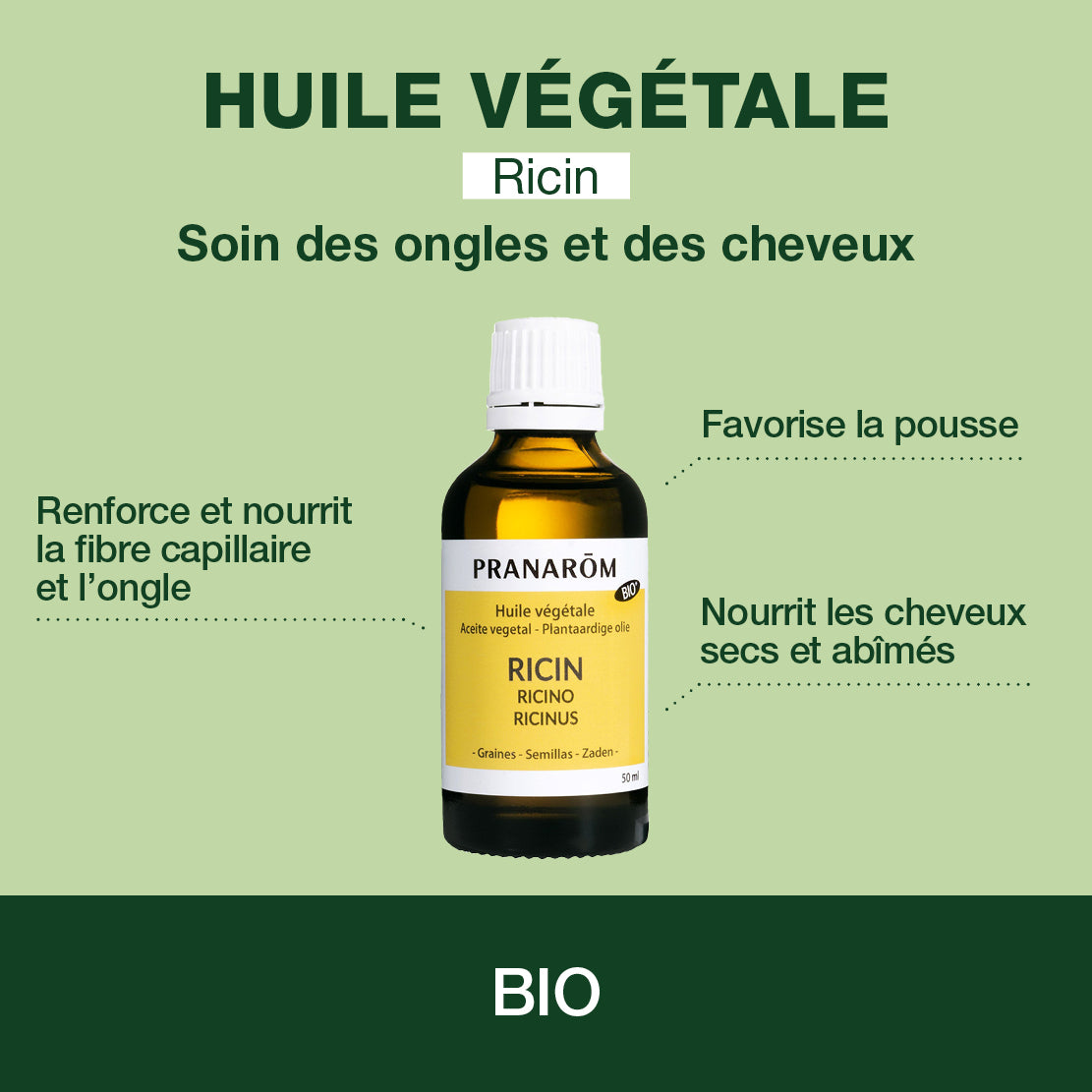 Huile Végétale de Ricin - Bio