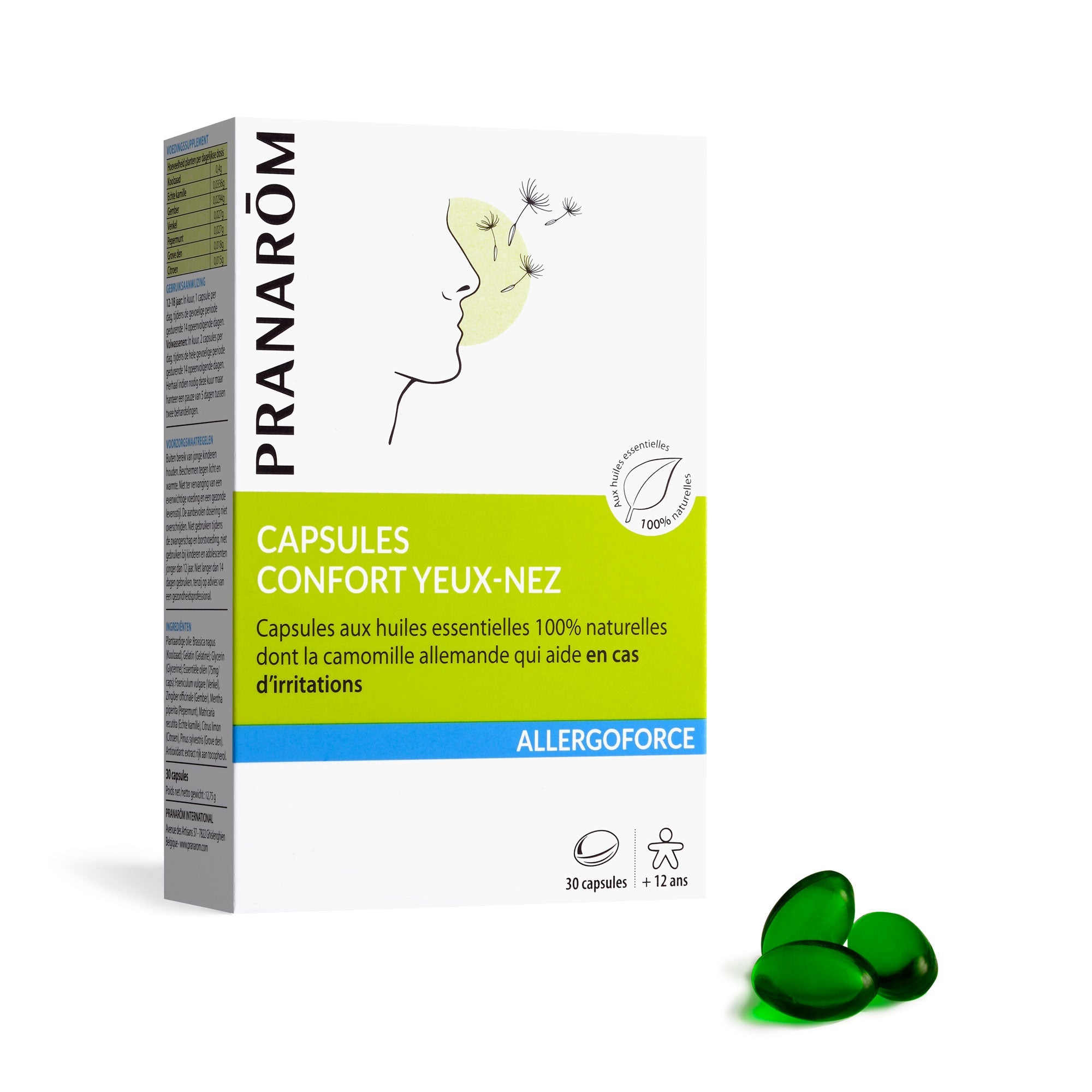 Eye and nose comfort capsules
