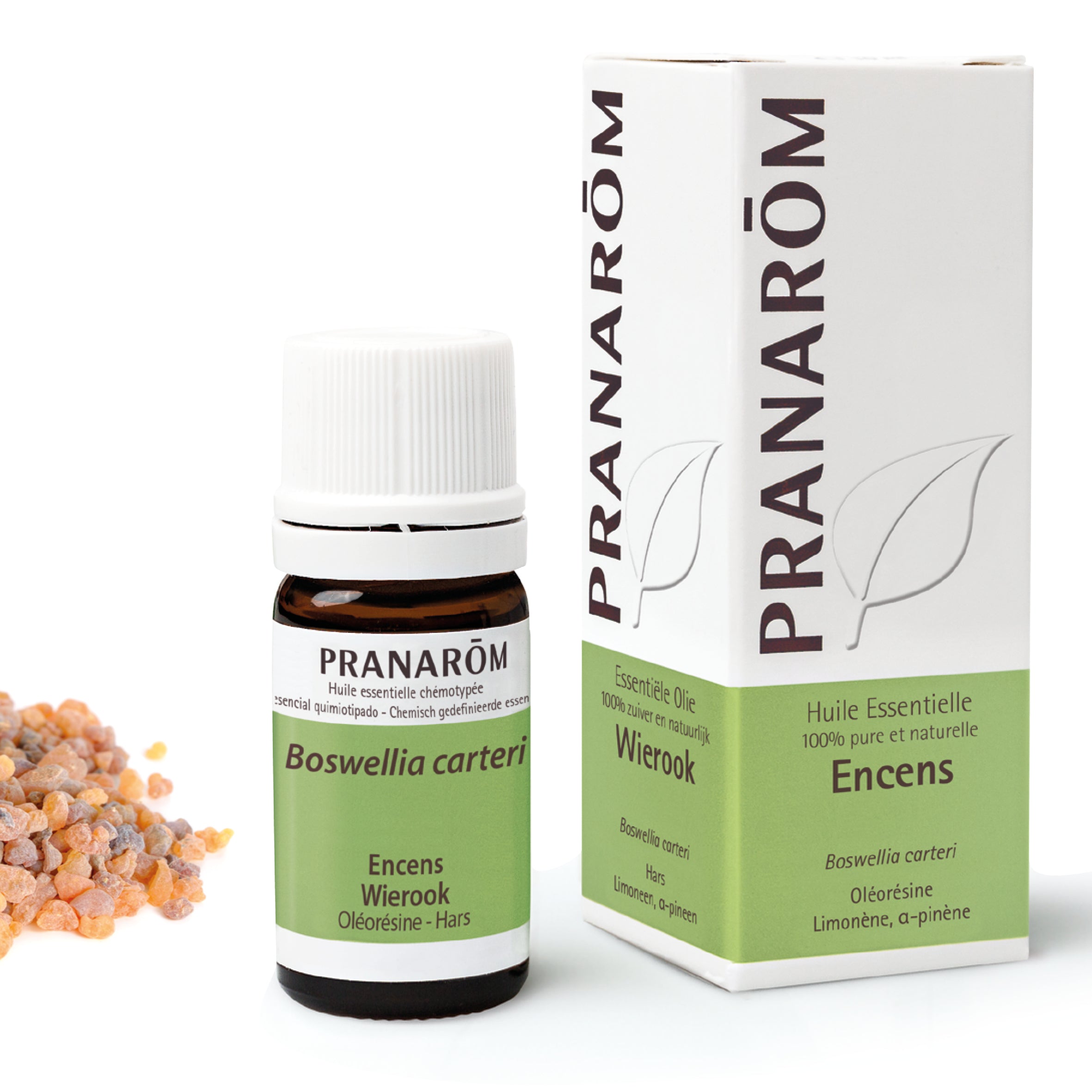 Flacon d'huile essentielle d'encens (5ml) de Pranarôm.