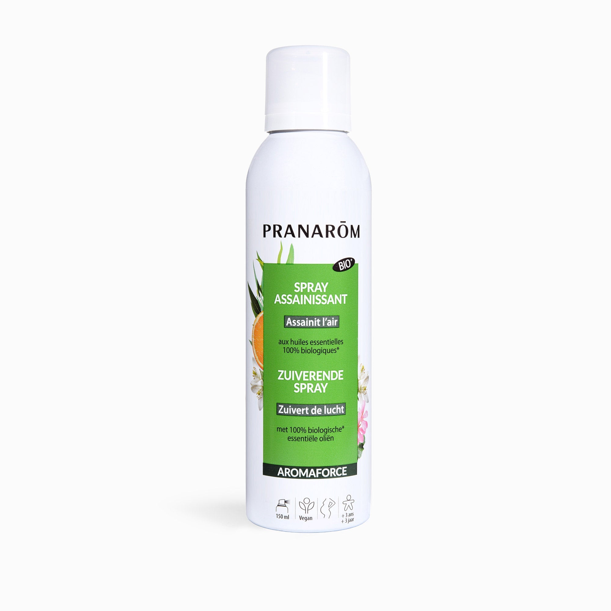 Spray assainissant à l'Orange douce et Ravintsara - Bio