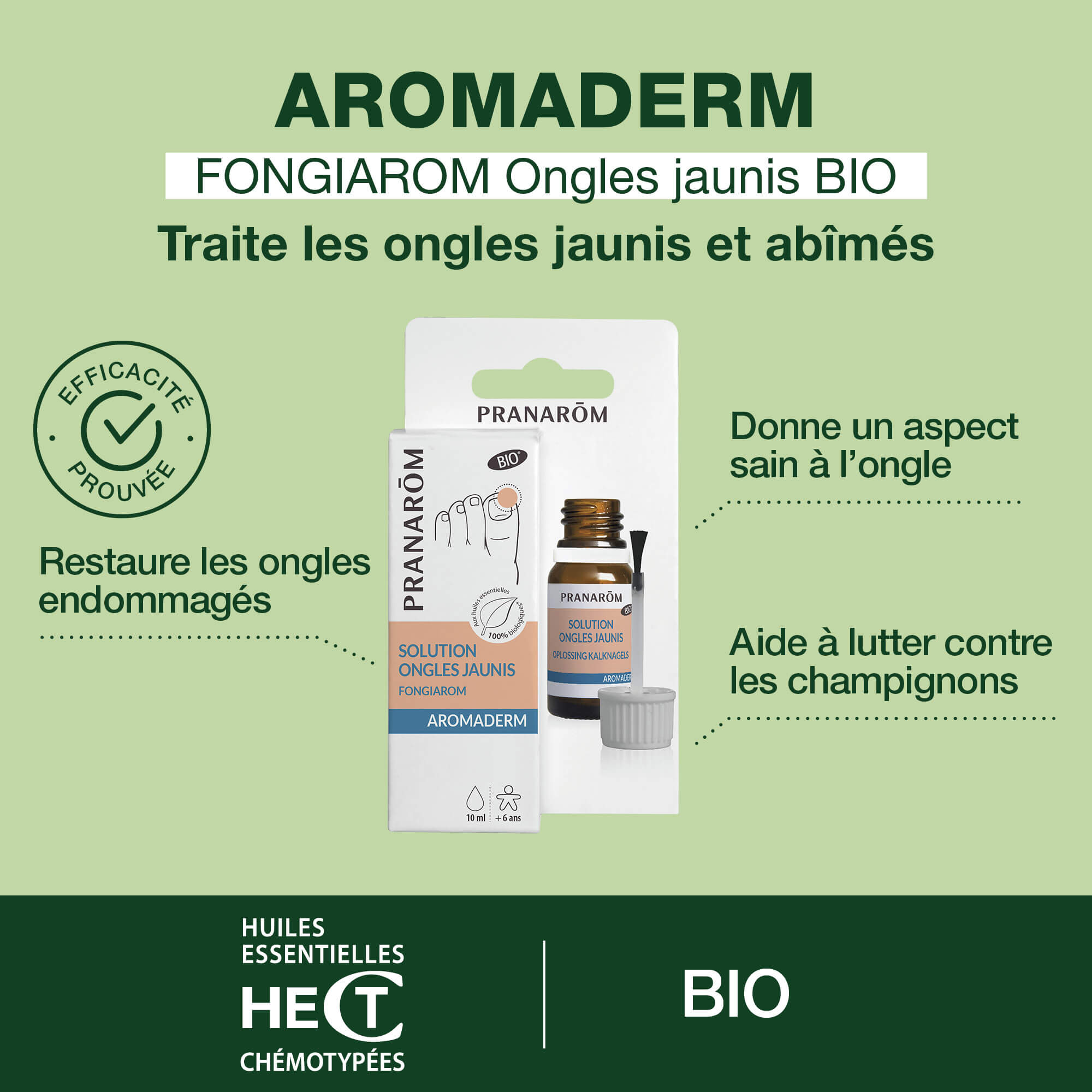 Solution ongles jaunis - Bio