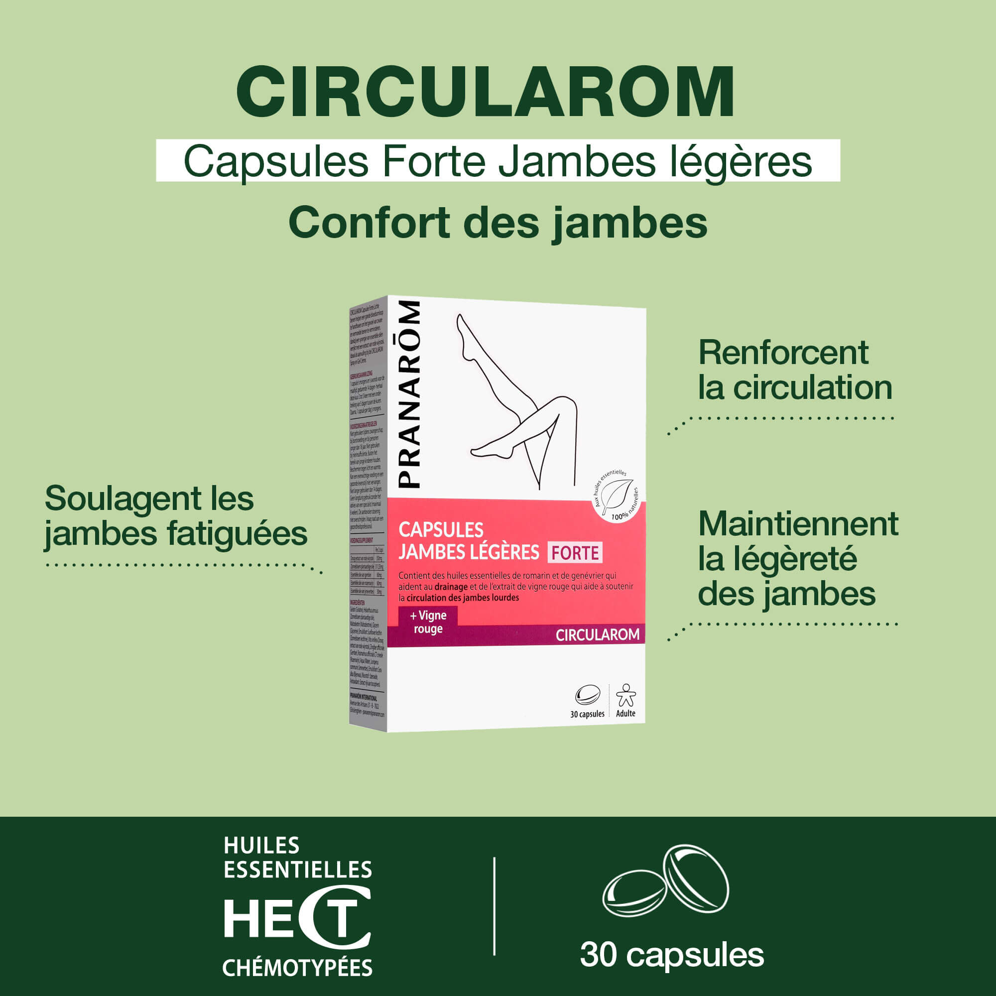 Capsules FORTE - Jambes légères