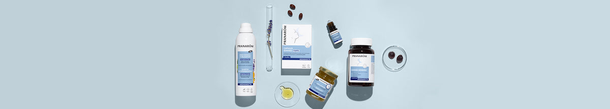 Les produits de la gamme Aromanoctis pour mieux dormir.