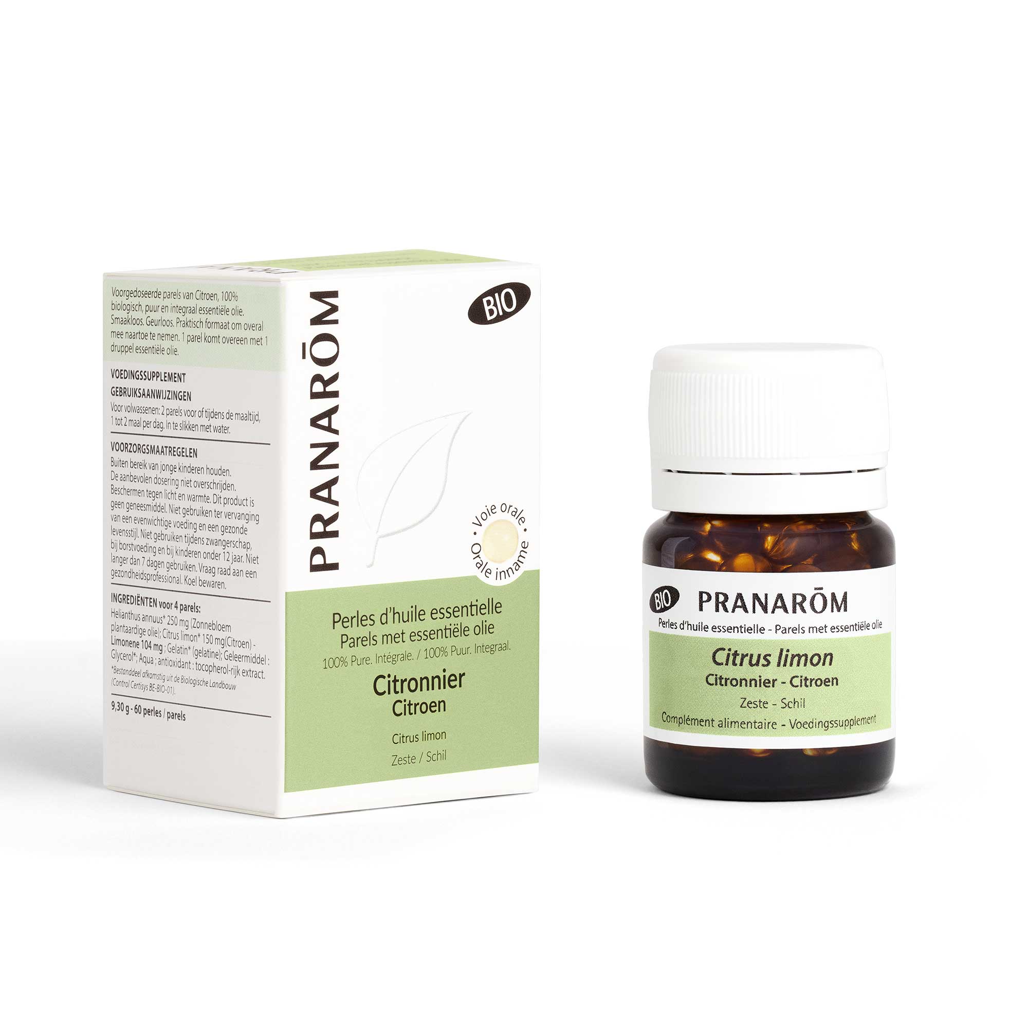 Lemon Essential Oil Pearls - Bio