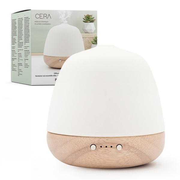 Diffuseur Cera Pranarôm, pour huiles essentielles avec design en céramique.