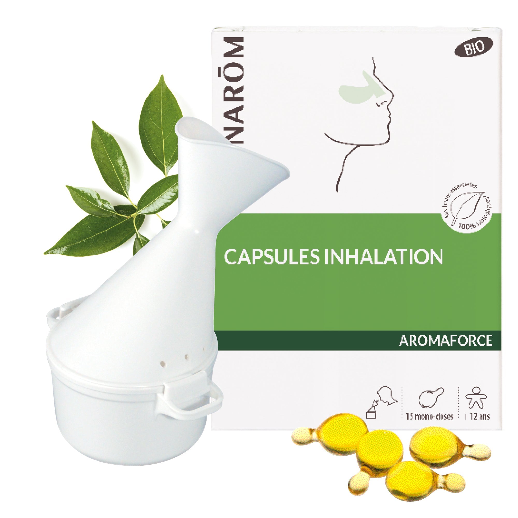 Capsules inhalation + inhalateur offert - Bio