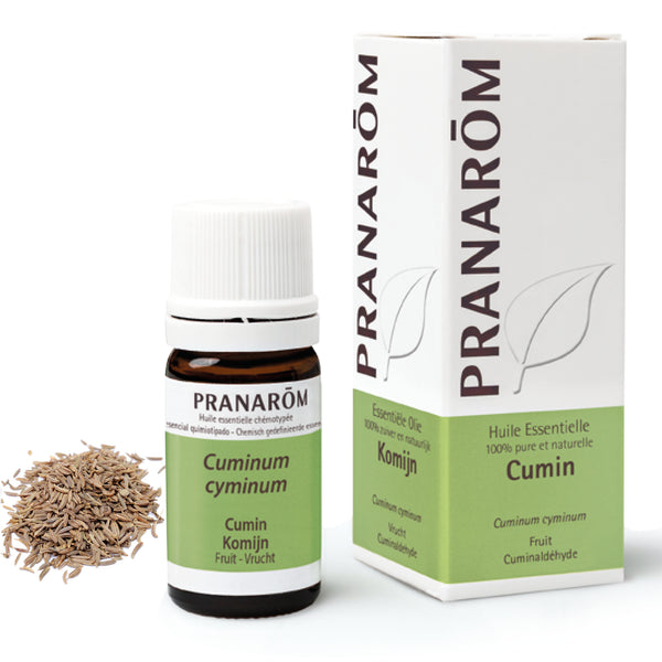 Flacon d'huile essentielle de Cumin (5ml) de Pranarôm.