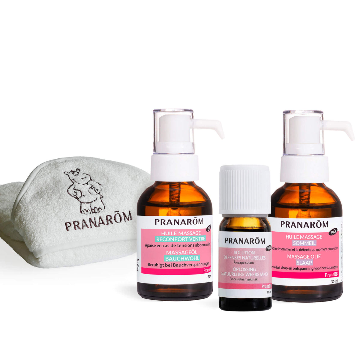 Trio PranaBB bébé apaisé - cape de bain offerte