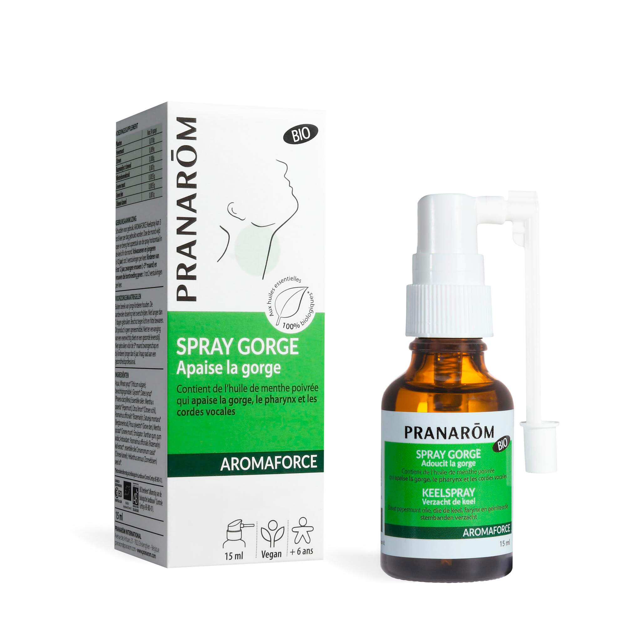 Spray gorge apaisant aux Huiles Essentielles - Bio